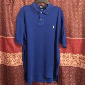 Blue Yellow Ralph Lauren Polo Shirt